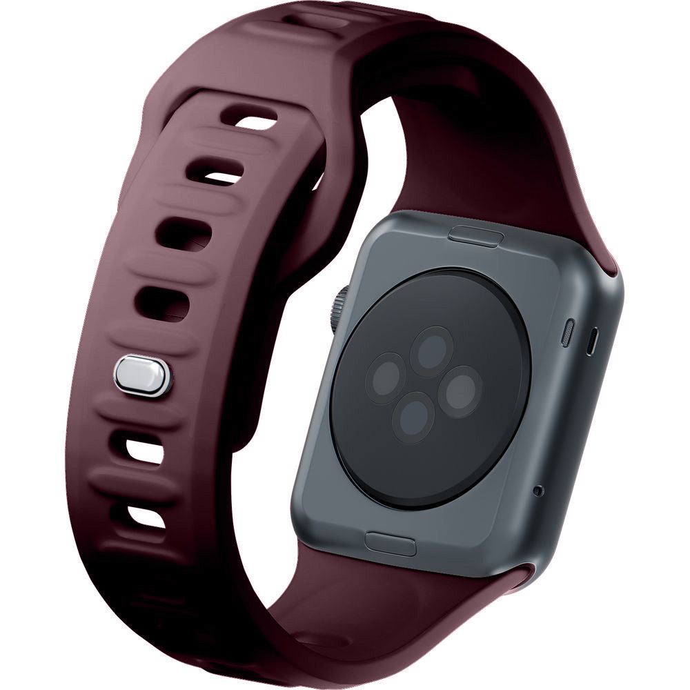 Armband für Apple Watch 49/46/45/44 mm, 3mk Silicone Watch Strap, Violett
