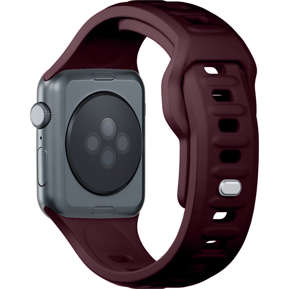 Armband für Apple Watch 49/46/45/44 mm, 3mk Silicone Watch Strap, Violett
