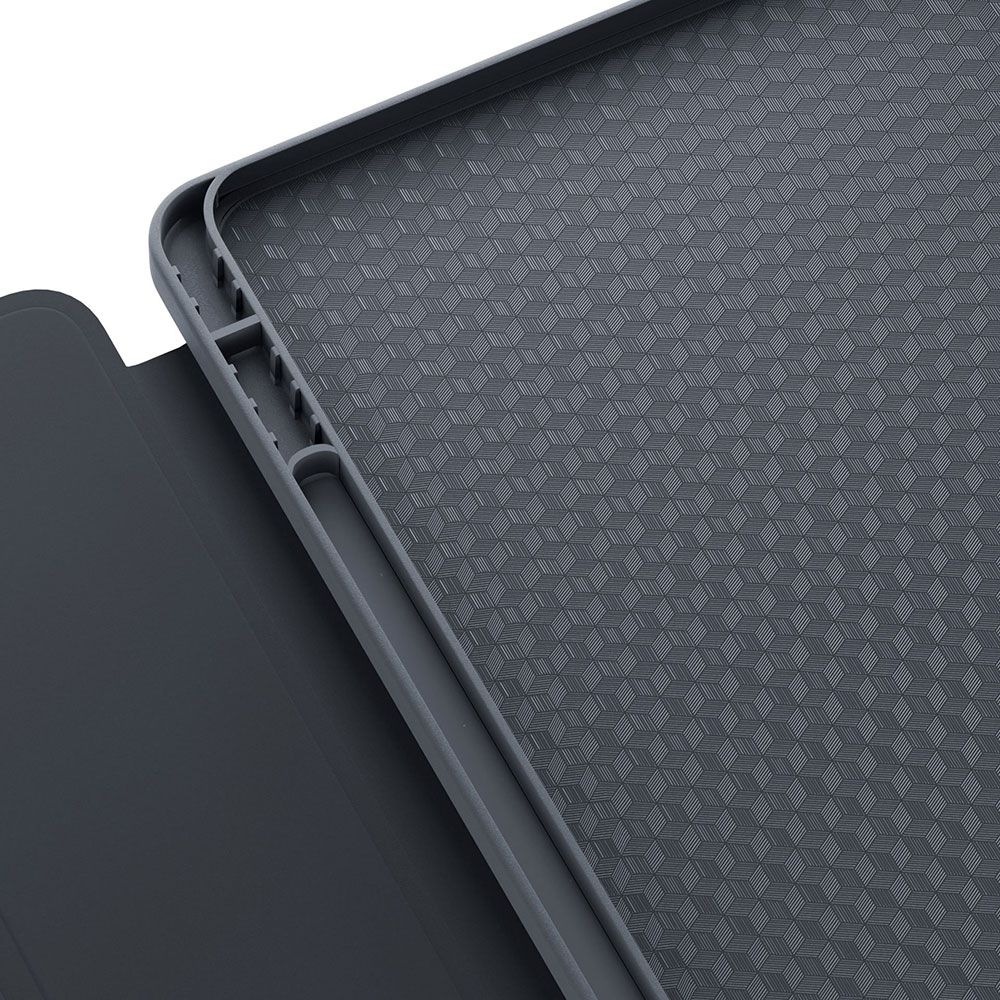 Schutzhülle mit Klappe für Galaxy Tab A9 Plus, 3mk Soft Tablet Case, Schwarz