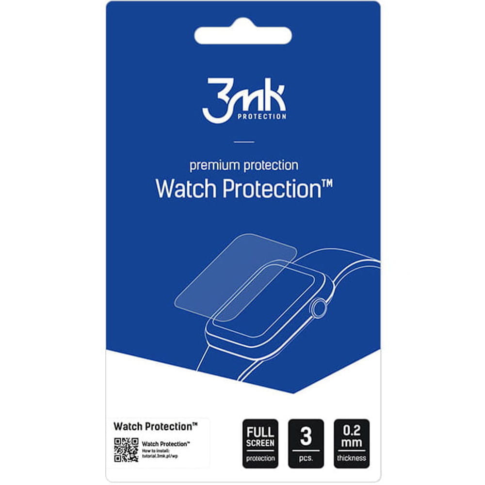 Schutzfolie für Garmin Forerunner 570 47mm, 3mk Watch Protection ARC, 3 Stück