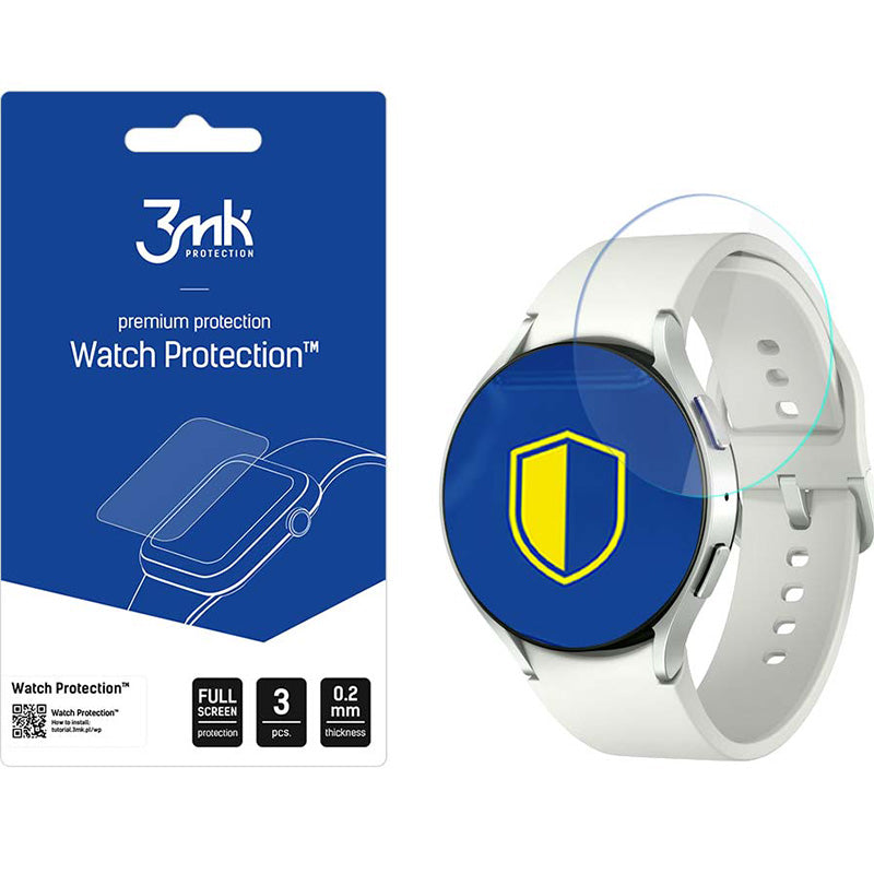 Hybridglas 3mk Watch Protection für Galaxy Watch 6 40 mm, 3 Stück