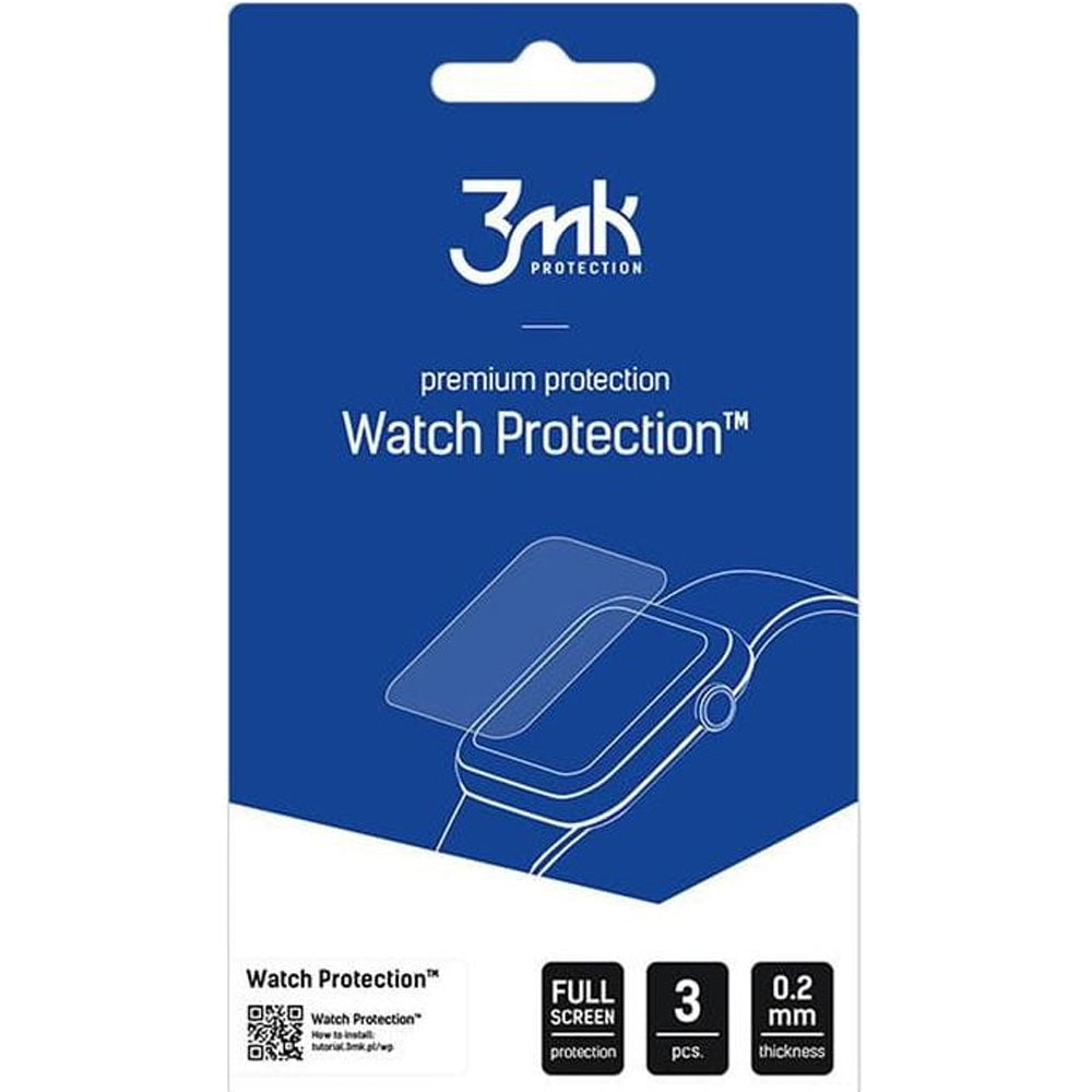 Hybridglas für Galaxy Watch Ultra 2 47 mm, 3mk Watch Protection, 3 Stück