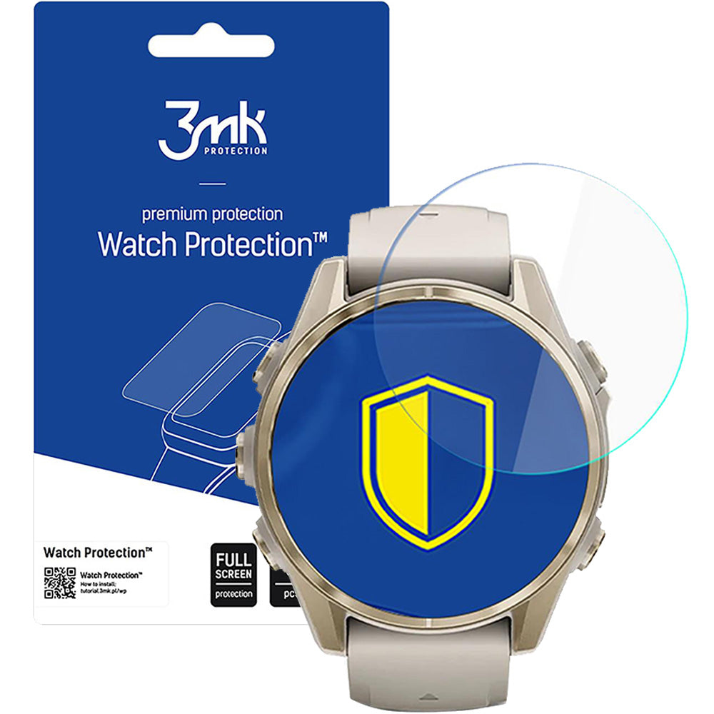 Hybridglas für Garmin Fenix 8 AMOLED 47 mm, 3mk Watch Protection, 3 Stück