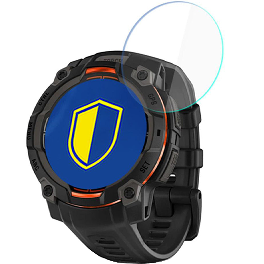 Hybridglas für Garmin Instinct 3 45 mm, 3mk Watch Protection, 3 Stück