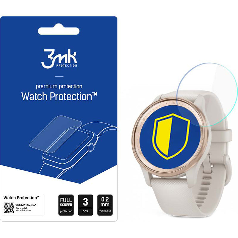 Schutzfolie 3mk Watch Protection für Garmin Vivomove Trend, 3 Stück