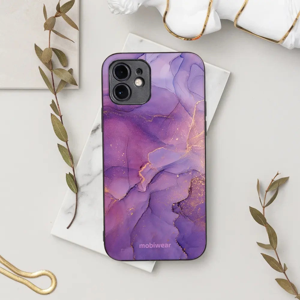 Handyhülle für Oppo A60 4G, Mobiwear Glossy Case, Violett