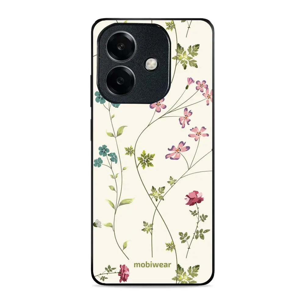 Handyhülle für Oppo A40M, Mobiwear Glossy Case, Idyllische Blüte
