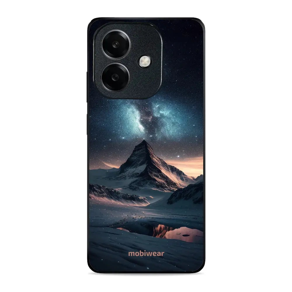 Handyhülle für Oppo A40, Mobiwear Glossy Case, Nachtberg