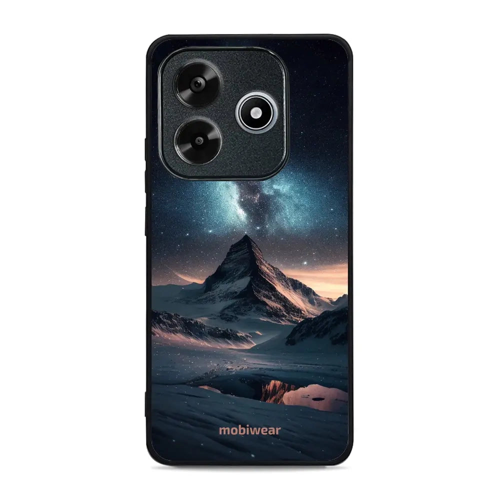 Handyhülle für Xiaomi Redmi Note 14 5G, Mobiwear Glossy Case, Nachtberg