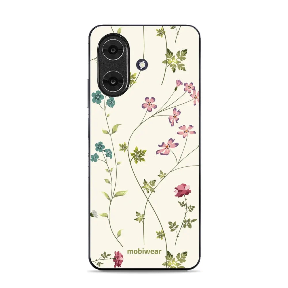 Handyhülle für Realme Note 60, Mobiwear Glossy Case, Idyllische Blüte