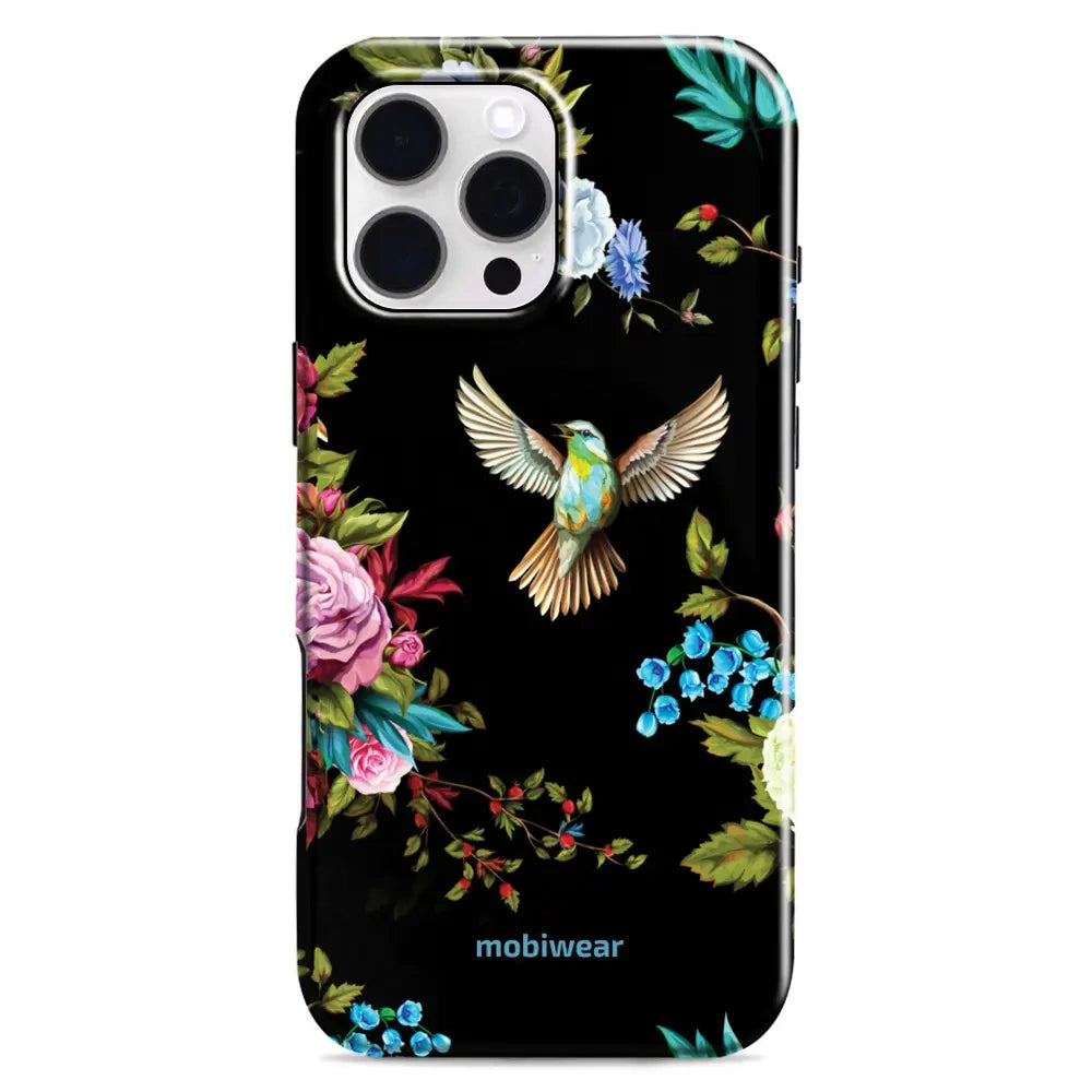 Handyhülle für iPhone 16 Pro Max, Mobiwear Elite Pro, Nachtkolibri