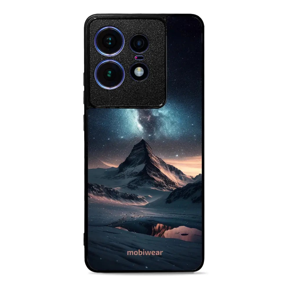 Handyhülle für Motorola Edge 50 Pro, Mobiwear Glossy Case, Nachtberg