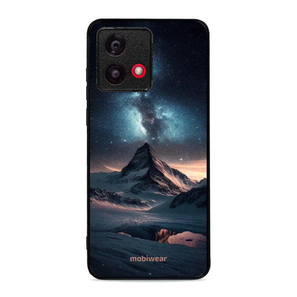 Handyhülle für Motorola Moto G84 5G, Mobiwear Glossy Case, Nachtberg