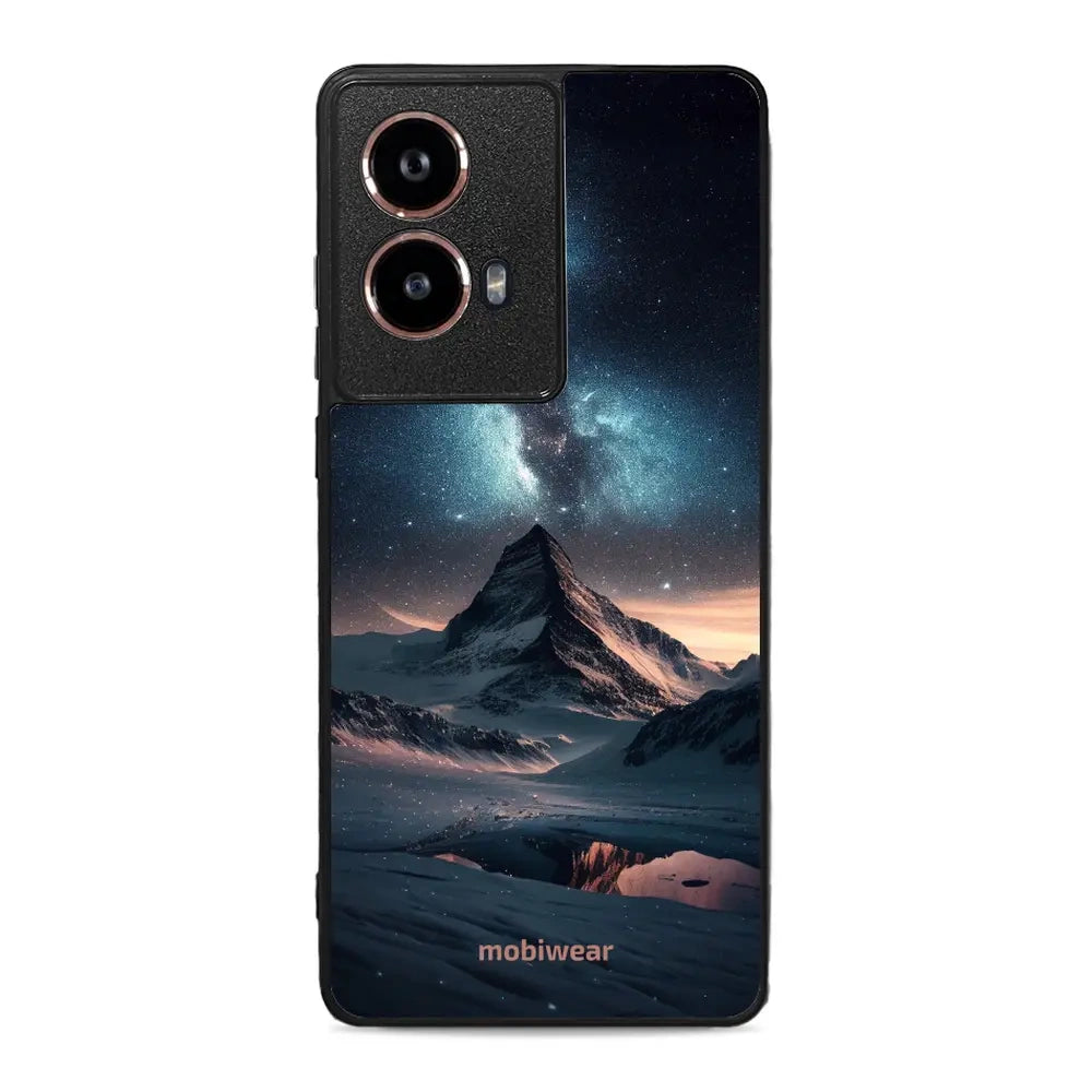 Handyhülle für Motorola Moto G85 5G, Mobiwear Glossy Case, Nachtberg