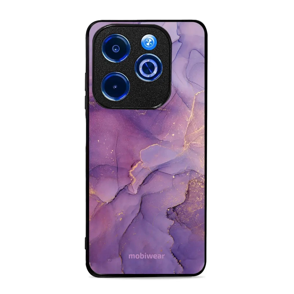 Handyhülle für Infinix Smart 8, Mobiwear Glossy Case, Violett