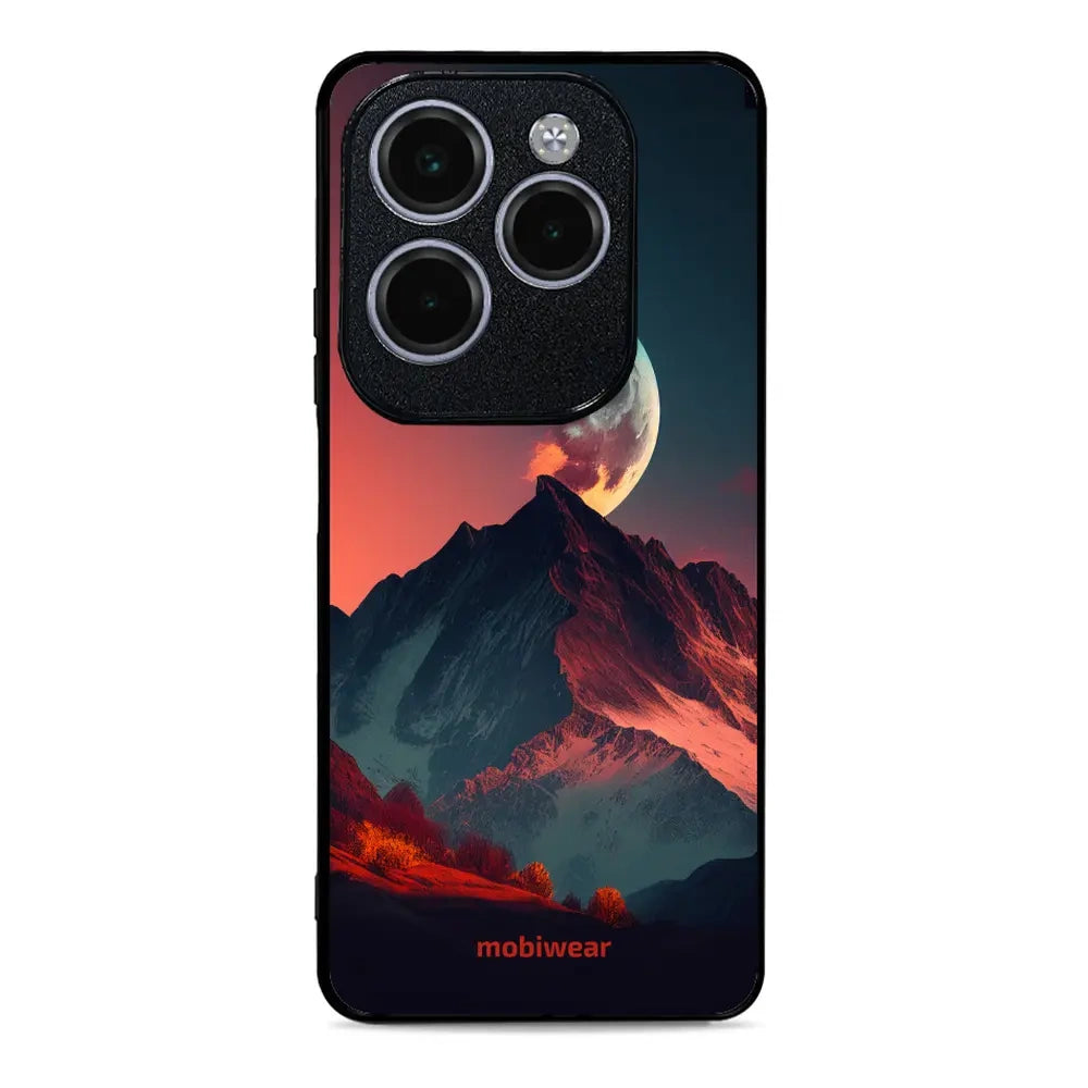 Handyhülle für Infinix Hot 40 Pro, Mobiwear Glossy Case, Gebirgsdämmerung