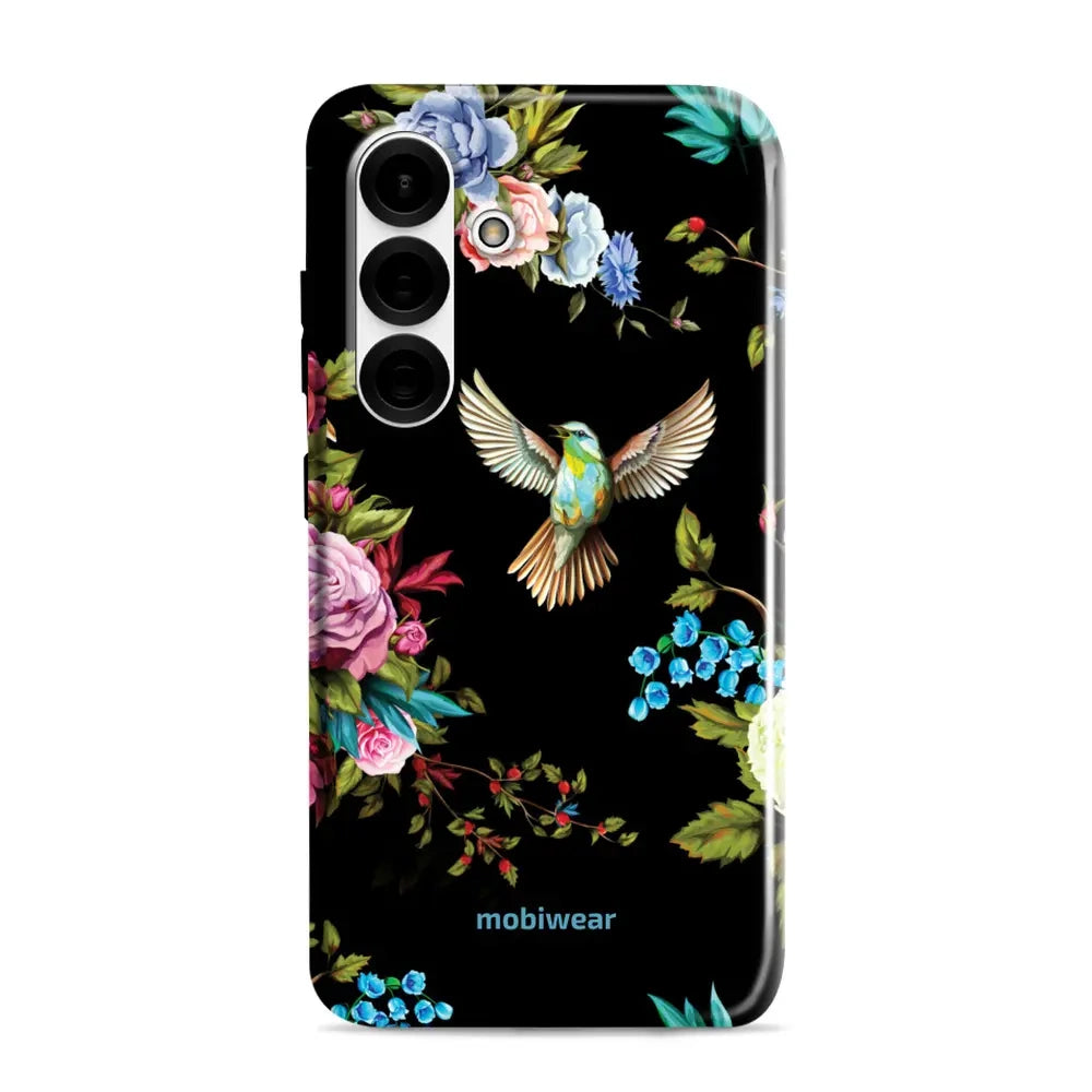 Handyhülle für Galaxy S25, Mobiwear Elite Pro, Nachtkolibri
