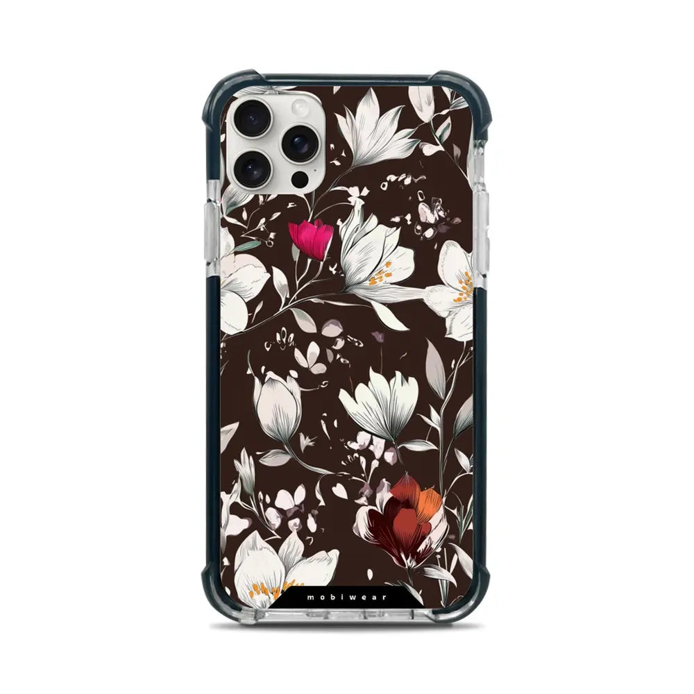 Handyhülle für iPhone 11 Pro Max mit MagSafe, Mobiwear Elite Bumper, Nachtstrauß