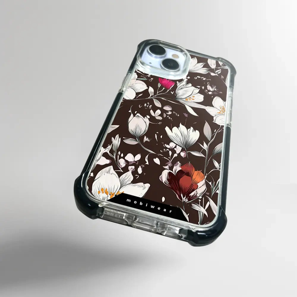 Handyhülle für iPhone 12 Mini mit MagSafe, Mobiwear Elite Bumper, Nachtstrauß