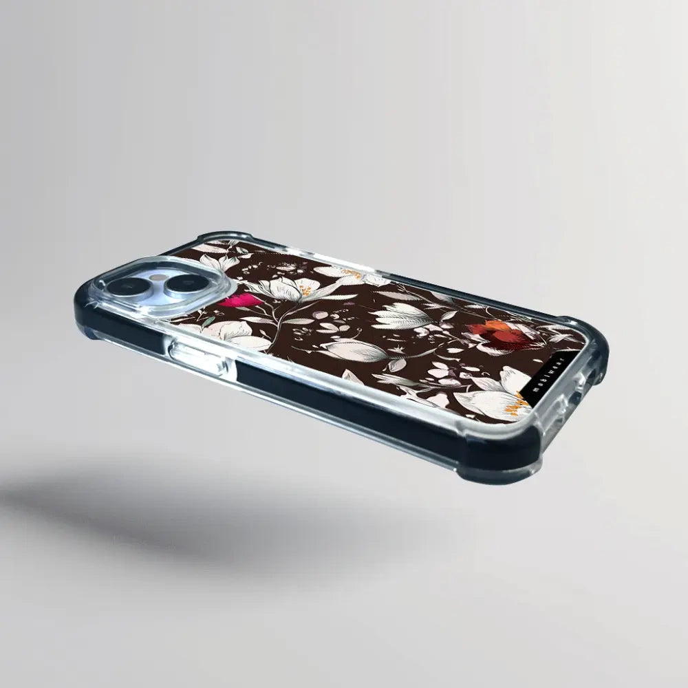 Handyhülle für iPhone 16 mit MagSafe, Mobiwear Elite Bumper, Nachtstrauß