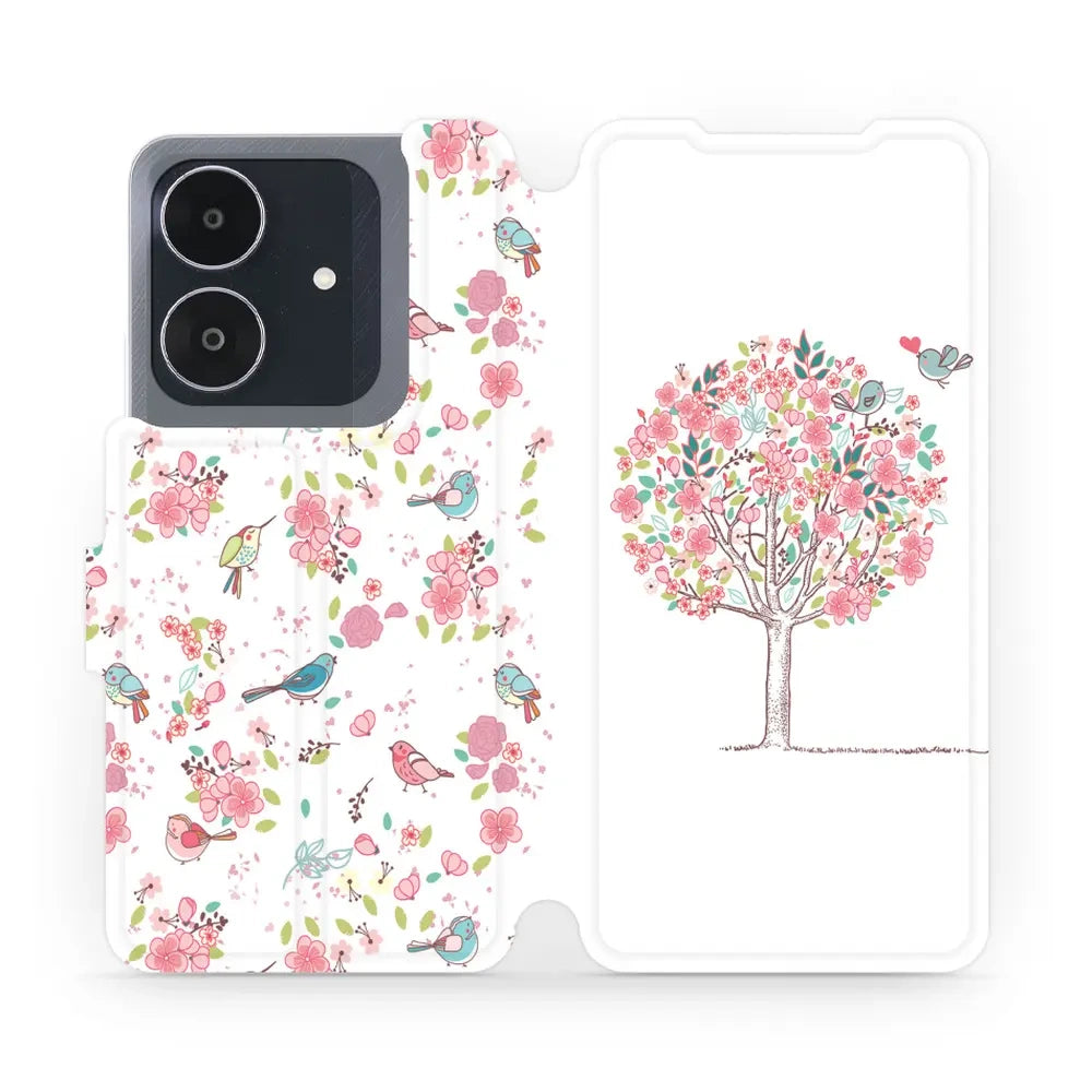 Handyhülle mit klappe für Realme Note 60, Mobiwear Book, Rosa Hain