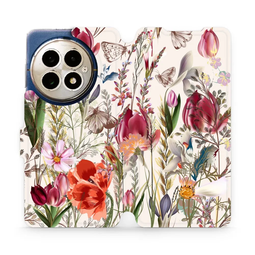 Handyhülle mit klappe für OnePlus 13, Mobiwear Book, Blumenstrauß