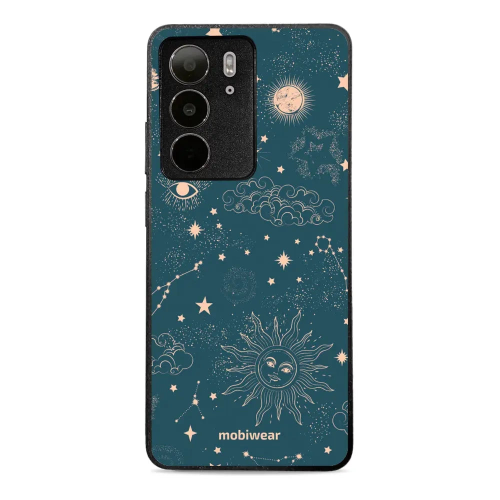 Handyhülle für Realme C75 4G, Mobiwear Glossy Case, Astraler Staub