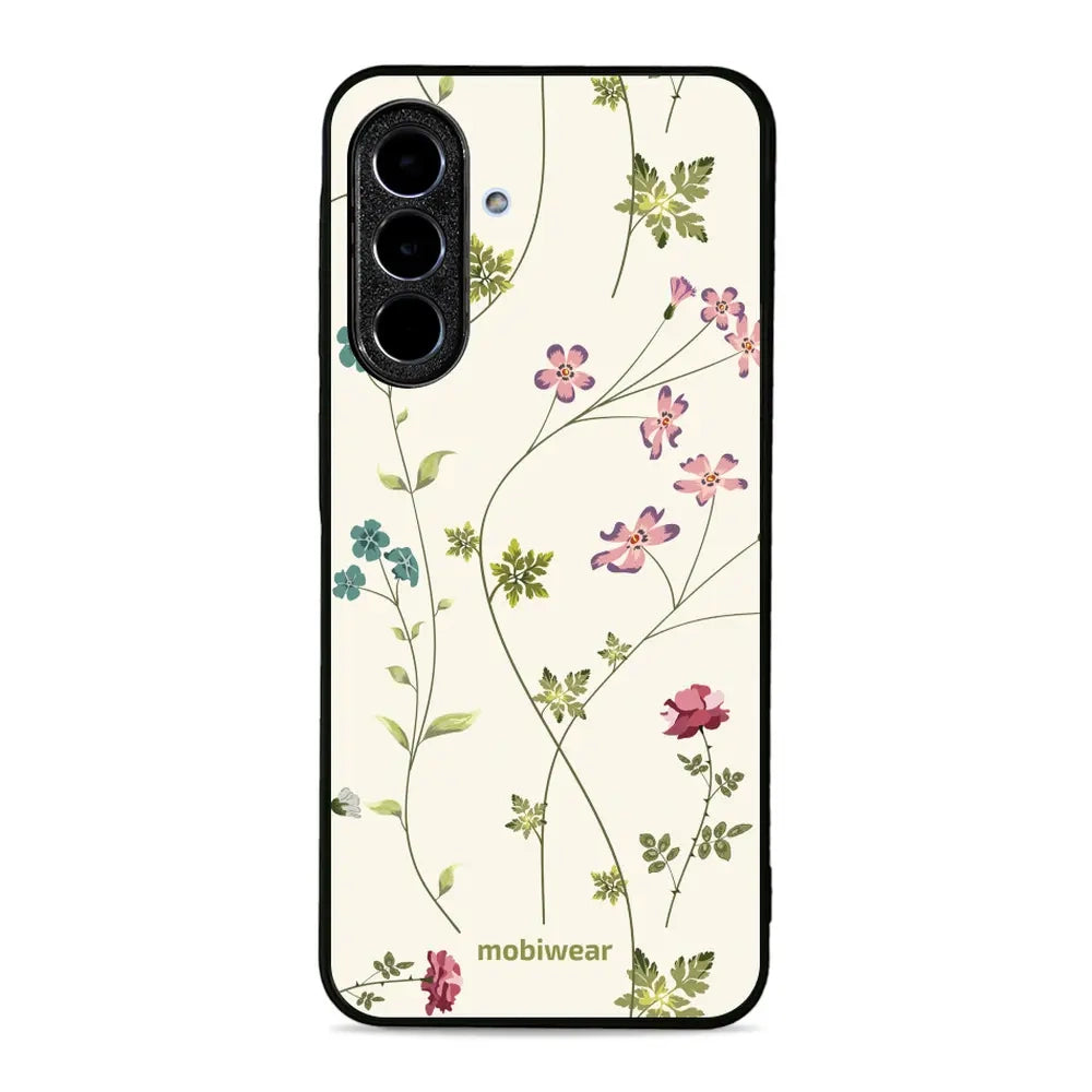 Handyhülle für Galaxy A26 5G, Mobiwear Glossy Case, Idyllische Blüte