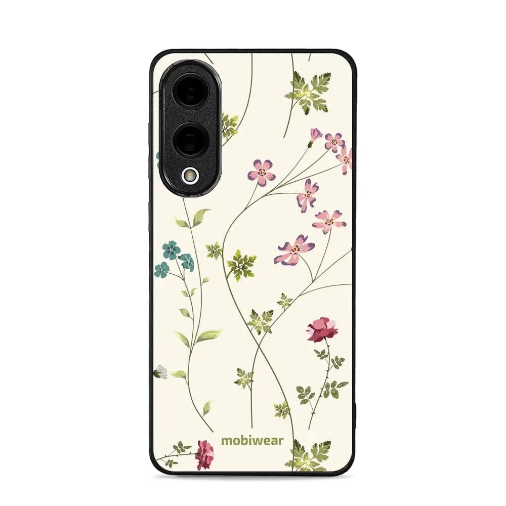 Handyhülle für Galaxy S25 Edge, Mobiwear Glossy Case, Idyllische Blüte