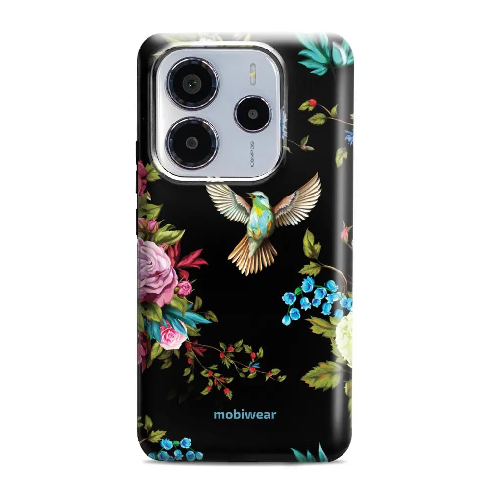 Handyhülle für Xiaomi Redmi Note 14 5G, Mobiwear Elite Pro, Nachtkolibri