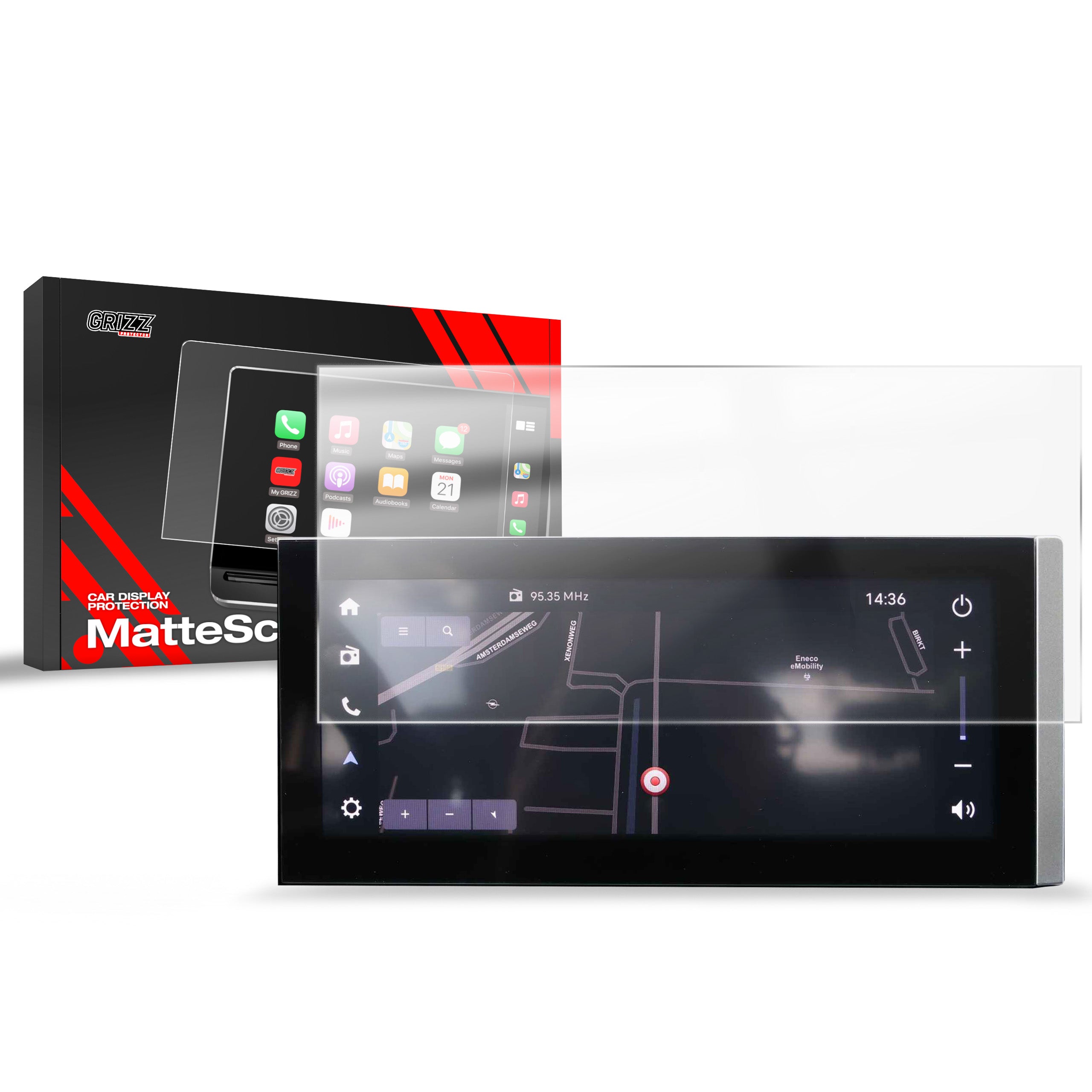 Matte Autodisplayfolie für Opel Frontera (2025-2026), Grizz Protector