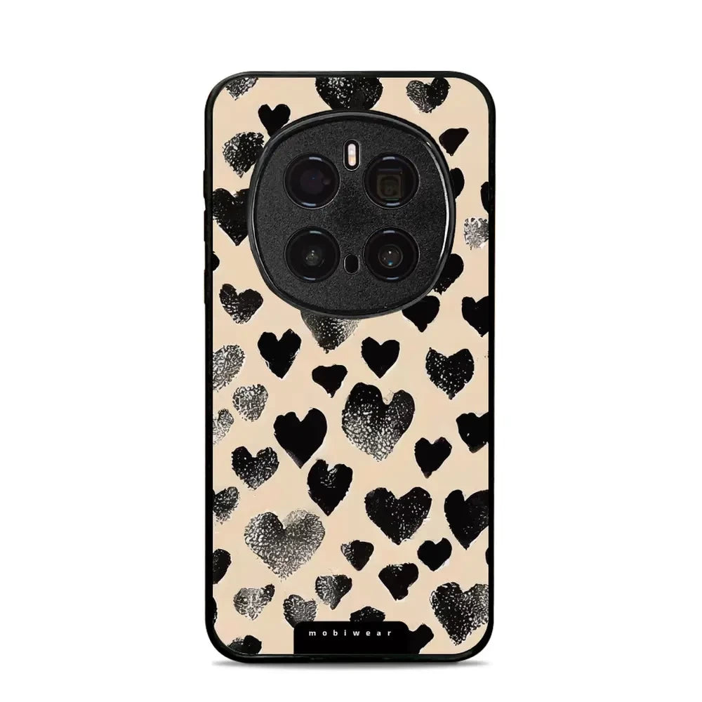 Handyhülle für Honor Magic7 Pro, Mobiwear Glossy Case, Beige Liebe