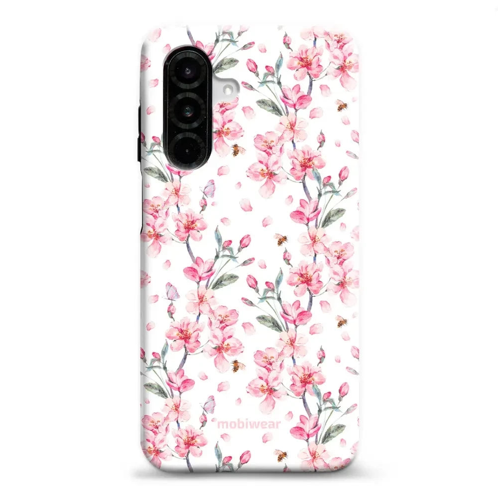 Handyhülle für Galaxy A26 5G, Mobiwear Elite Pro, Japanischer Blumenstrauß
