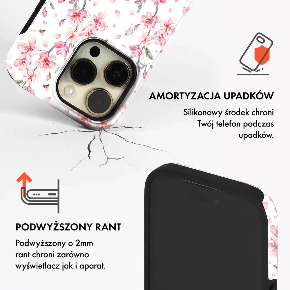 Handyhülle für Galaxy A36 5G, Mobiwear Elite Pro, Japanischer Blumenstrauß
