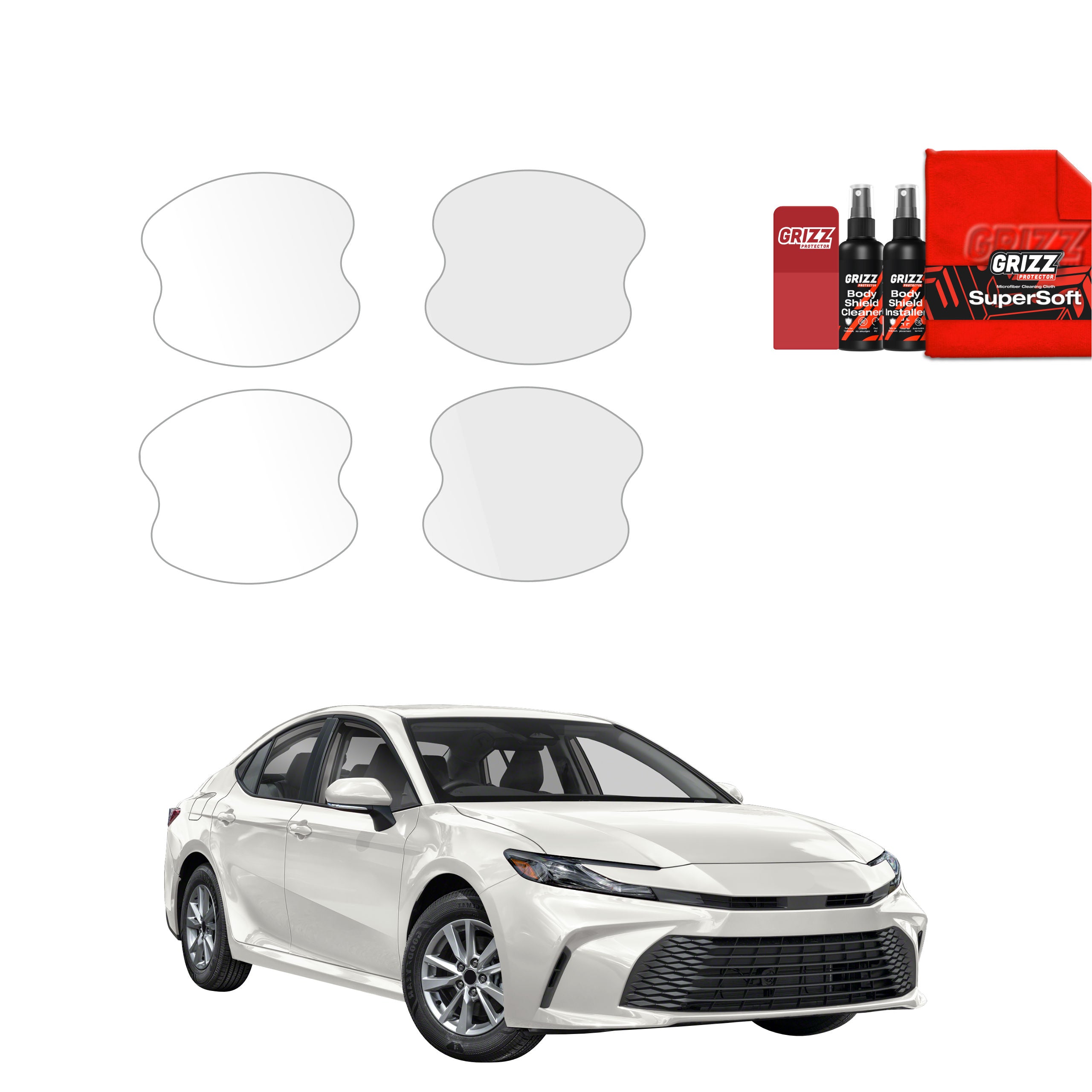 4in1 Schutzfolie Grizz Protector für Türgriffmulden - Toyota Camry (2025-2026)