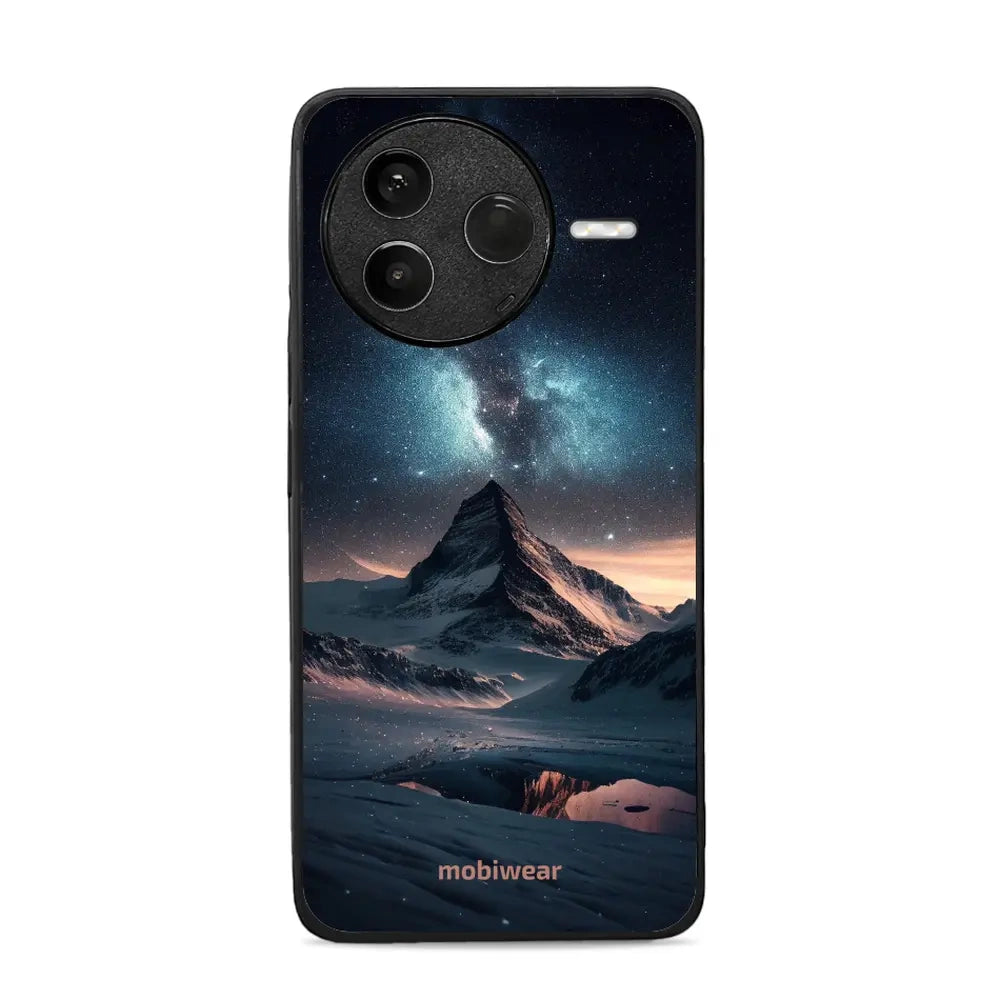 Handyhülle für Xiaomi POCO F7 Pro, Mobiwear Glossy Case, Nachtberg