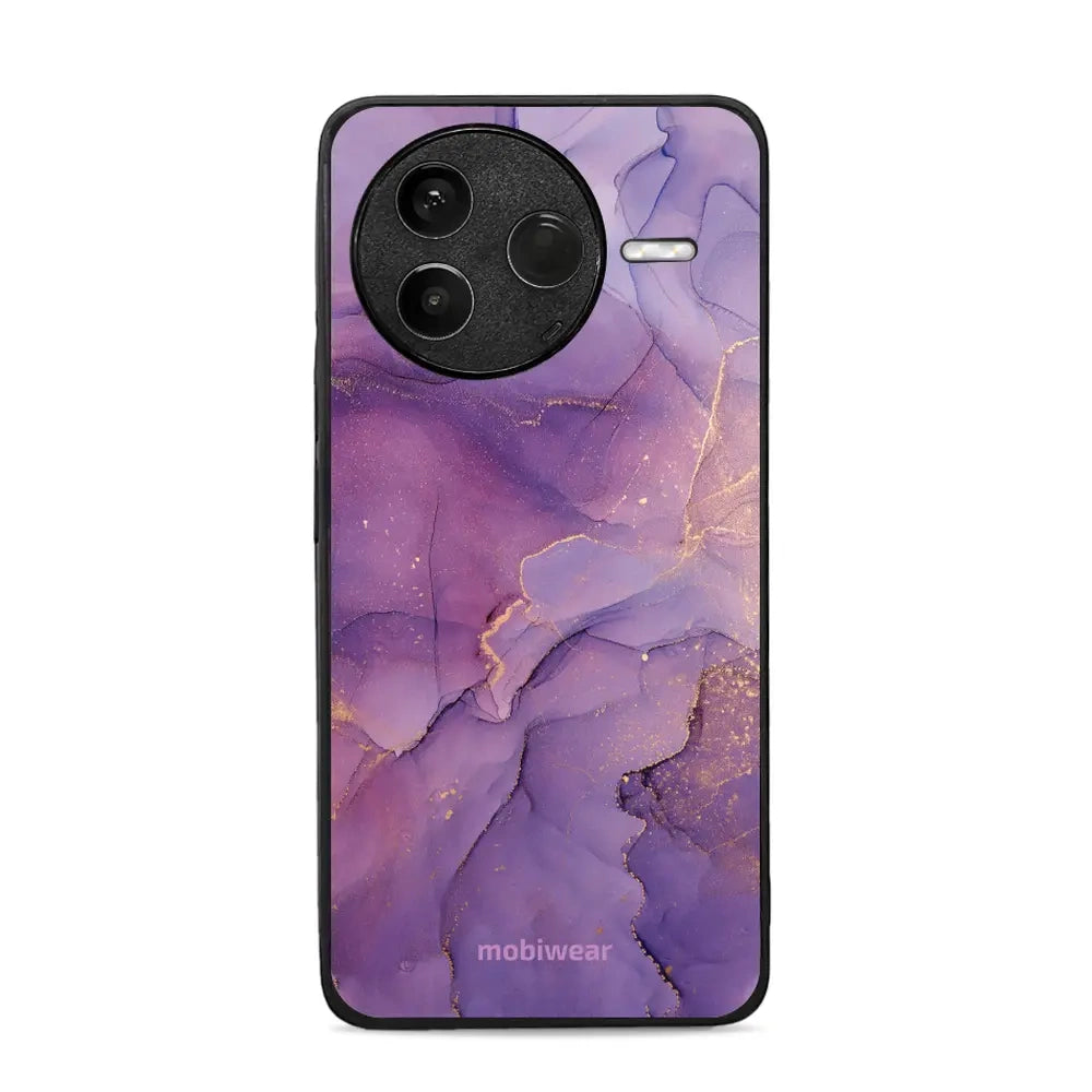 Handyhülle für Xiaomi POCO F7 Pro, Mobiwear Glossy Case, Violett