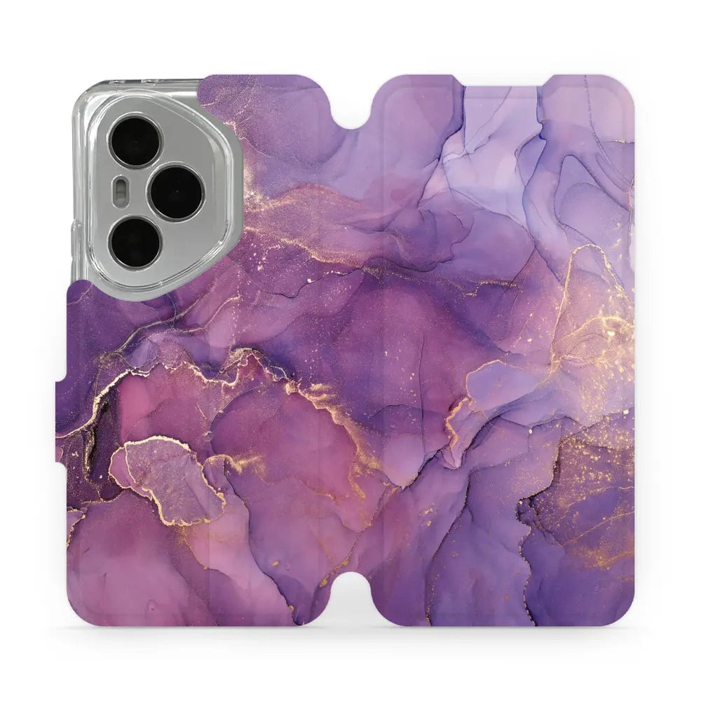 Handyhülle mit klappe für Honor 400 Pro 5G, Mobiwear Book, Violett
