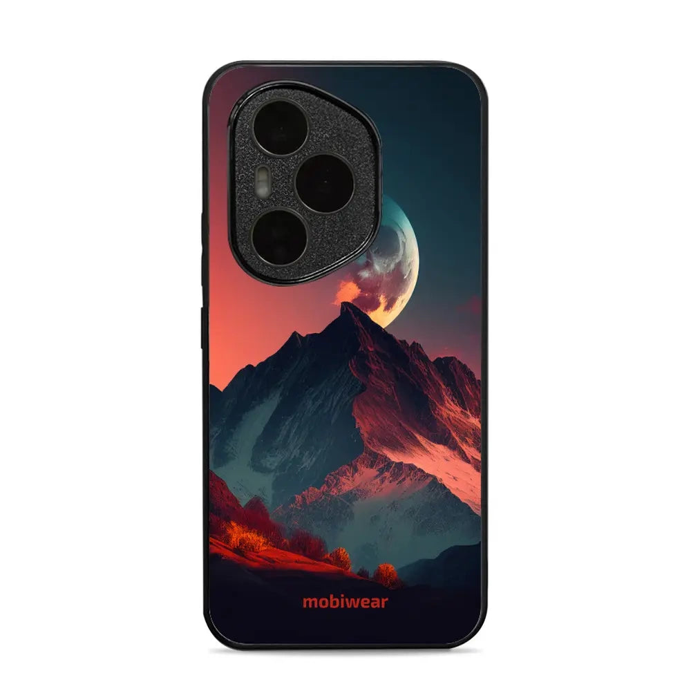 Handyhülle für Honor 400 Pro 5G, Mobiwear Glossy Case, Gebirgsdämmerung