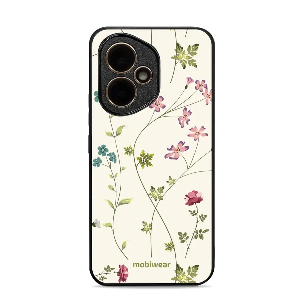 Handyhülle für Honor 400 5G, Mobiwear Glossy Case, Idyllische Blüte