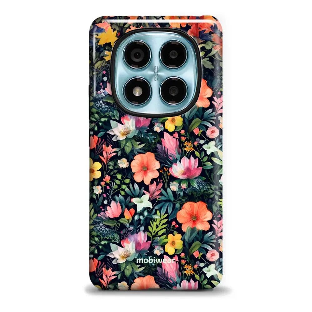 Handyhülle für Xiaomi Redmi Note 14 Pro 4G, Mobiwear Elite Pro, Bunt-Blumig