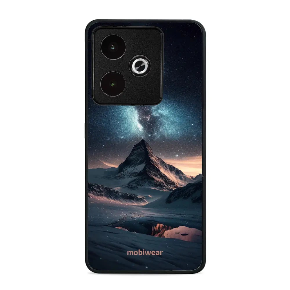 Handyhülle für Realme GT 7, Mobiwear Glossy Case, Nachtberg