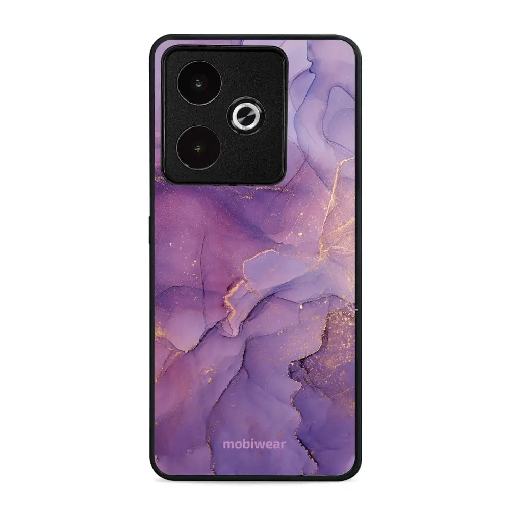 Handyhülle für Realme GT 7, Mobiwear Glossy Case, Violett