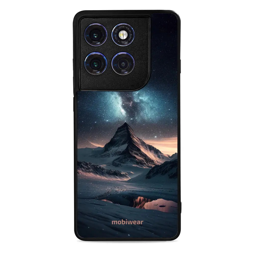 Handyhülle für Motorola Edge 60 Pro, Mobiwear Glossy Case, Nachtberg