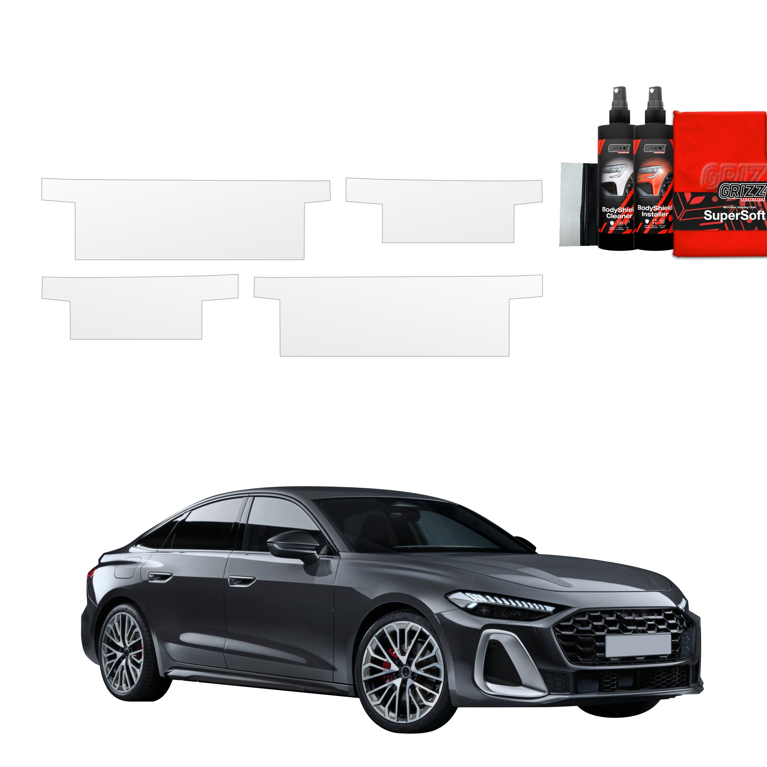 4in1 Schutzfolie Grizz Protector für Schweller - Audi A5 B10 Avant (2025-2026)