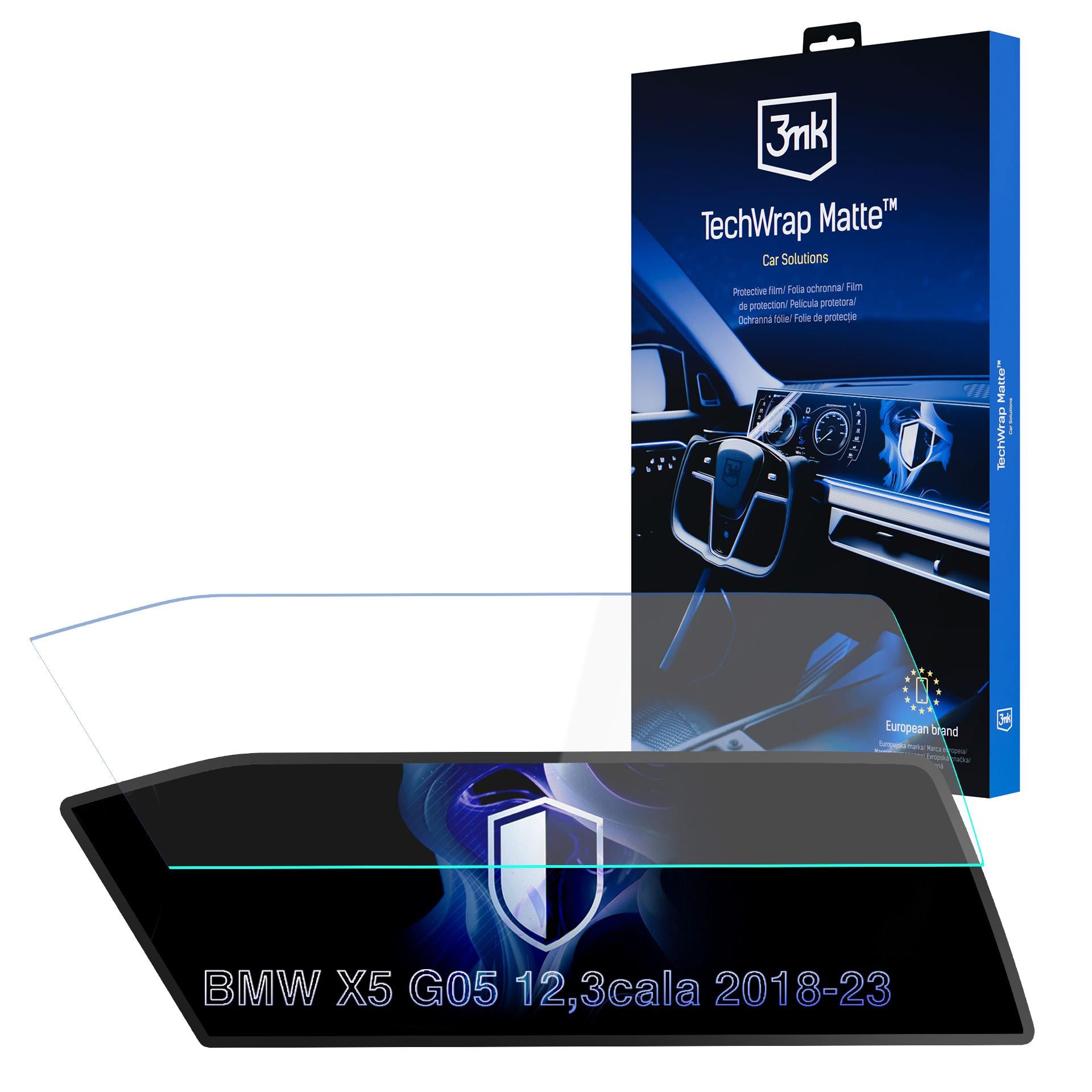 Matte Schutzfolie für den Navigationsbildschirm für BMW X5 G05 (2018 - 2023), 3mk TechWrap Matte