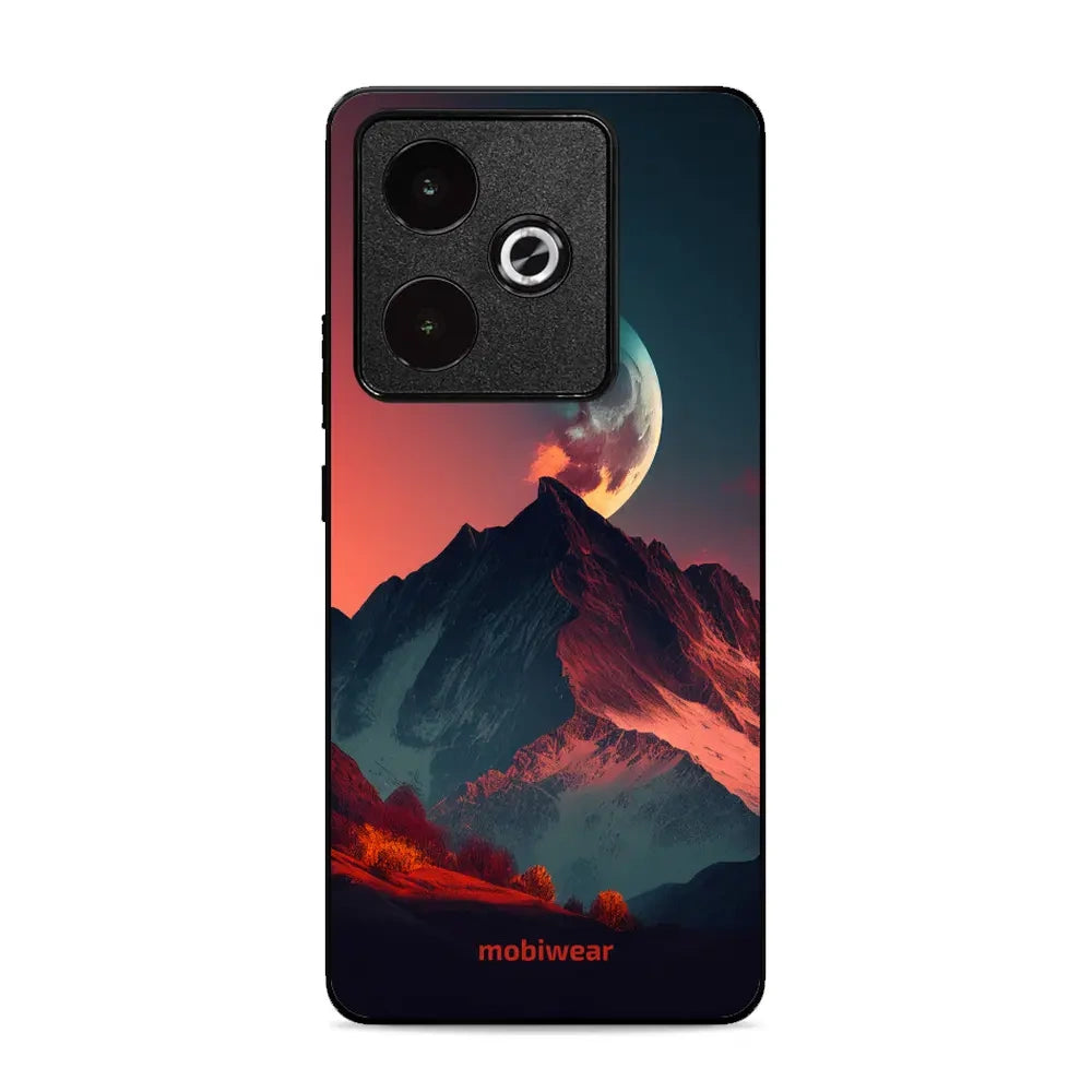 Handyhülle für Realme GT 7T, Mobiwear Glossy Case, Gebirgsdämmerung