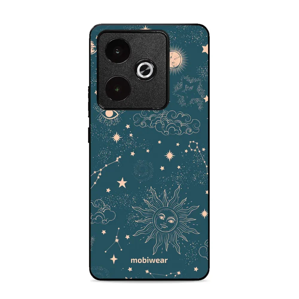 Handyhülle für Realme GT 7T, Mobiwear Glossy Case, Astraler Staub