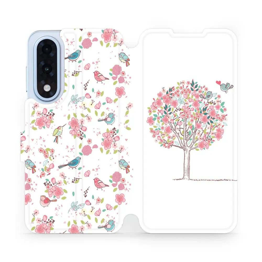 Handyhülle mit klappe für OnePlus Nord 5, Mobiwear Book, Rosa Hain