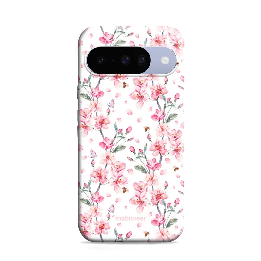 Handyhülle für Pixel 10, Mobiwear Elite Pro, Japanischer Blumenstrauß